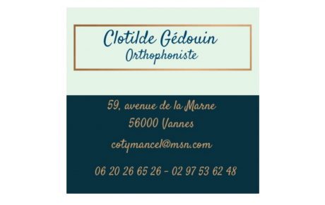 Clotilde Gédouin- orthophoniste